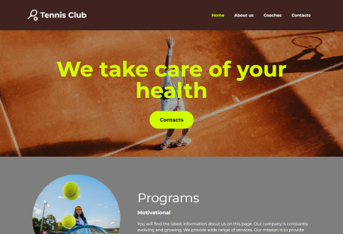 Education/Tennis Club